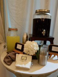 Drink Station at Rehearsal Dinner Event Catering