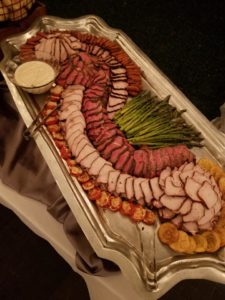 Edible Art Display Carved Meat Wedding Rehearsal Catering Louisiana